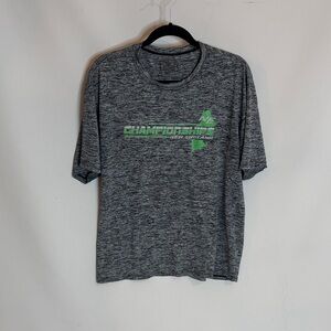 New England Championship Men’s Gray/Green Short Sleeve Performance T-Shirt